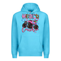Ocean Blue heart crusher olivia Premium Hoodie - OliviaCreatesArt