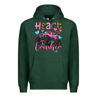 Sports Green heart crusher olivia Premium Hoodie - OliviaCreatesArt