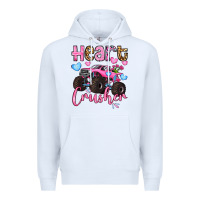 White heart crusher olivia Premium Hoodie - OliviaCreatesArt