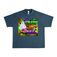 Midnight Navy creep it real Urban Heavy Tee - BundleAndBundleShop
