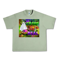 Oil Green creep it real Urban Heavy Tee - BundleAndBundleShop