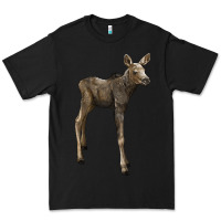 Black moose fawn deer Premium Tee - LillyAllenDesigns