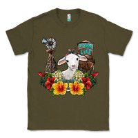 Army Green farm life sheep Classic Tee - SublimationCraftShop