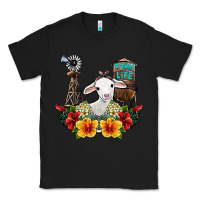 Black farm life sheep Classic Tee - SublimationCraftShop