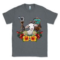 Charcoal Heather farm life sheep Classic Tee - SublimationCraftShop