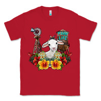 Red farm life sheep Classic Tee - SublimationCraftShop