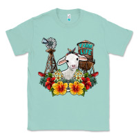 Seafoam farm life sheep Classic Tee - SublimationCraftShop