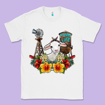 Farm Life Sheep Classic Tee Designed By Sublimationcraftshop