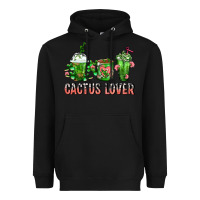Black Cactus Lover Cactus Coffee Cups Heavyweight Hoodie - FaDigitalArtStudio