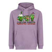Lavender Cactus Lover Cactus Coffee Cups Heavyweight Hoodie - FaDigitalArtStudio