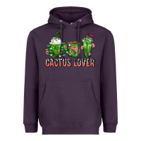 Plum Cactus Lover Cactus Coffee Cups Heavyweight Hoodie - FaDigitalArtStudio