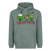 Sage Cactus Lover Cactus Coffee Cups Heavyweight Hoodie - FaDigitalArtStudio