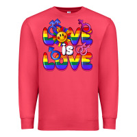 Cardinal Love is love Premium Sweatshirt - FaDigitalArtStudio