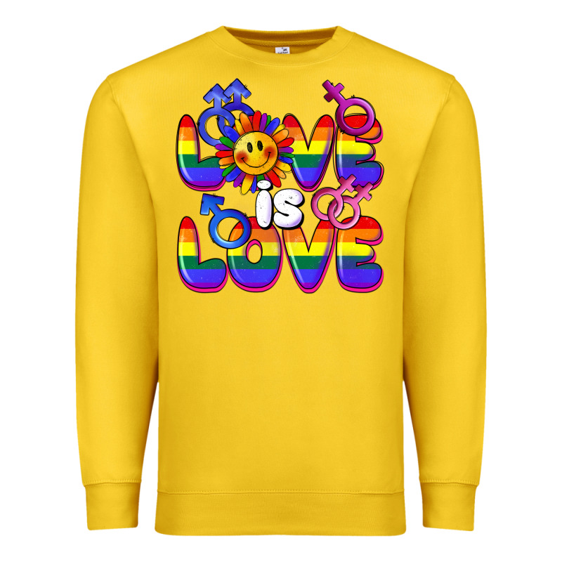 Love Is Love Premium Sweatshirt by FaDigitalArtStudio | Teevron