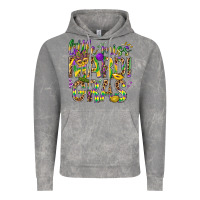 Cloud Rock Little miss Mardi Gras Vintage Hoodie - BundleAndBundleShop