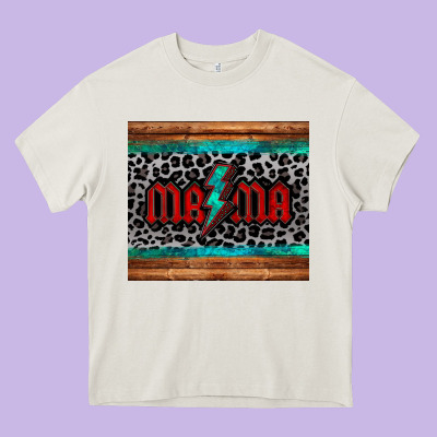 Leopard Lightning Bolt Mama Mother's Day Tumbler Heavy Core Tee Designed By Jasminsmagicworld