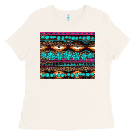 Bone leopard aztec turquoise jewelry Ladies Tee - BarkalooDesign
