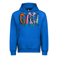 Cobalt gigi bunny Urban Hoodie - CowhideDigitalArt