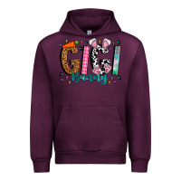 Mauve Wine gigi bunny Urban Hoodie - CowhideDigitalArt