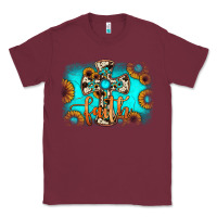 Burgundy faith cross Classic Tee - JahusDesignShop