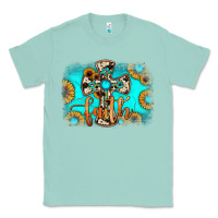 Seafoam faith cross Classic Tee - JahusDesignShop