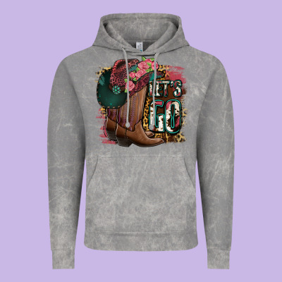 Let's Go Vintage Hoodie Designed By Jasminsmagicworld