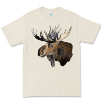 Bone moose buck deer head Premium Tee - LillyAllenDesigns