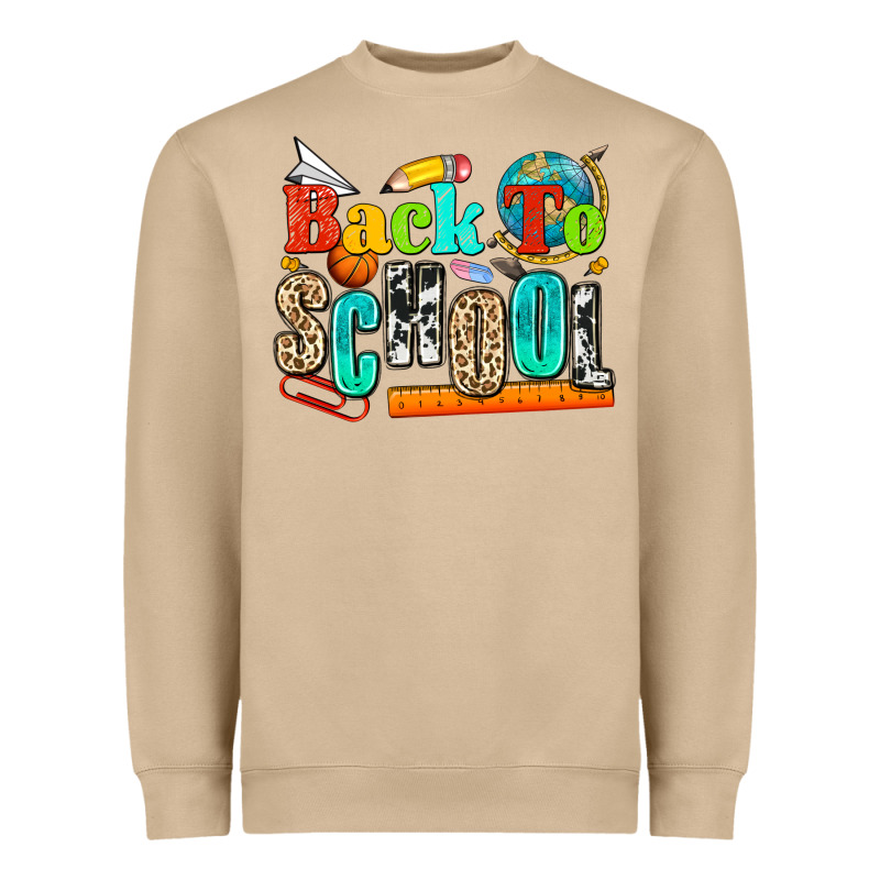 Back To School Heavyweight Sweatshirt by NancyCooperArtShop | Teevron
