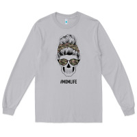 Moon Dust Feminine Camouflage Patterned Mom Skull Long Sleeve Tee - Bettercallsaul
