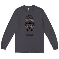 Smoke Feminine Camouflage Patterned Mom Skull Long Sleeve Tee - Bettercallsaul