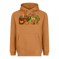 Meerkat Mexico Coffee Cups With Cactus Sombrero And Maraca Heavyweight Hoodie - FaDigitalArtStudio