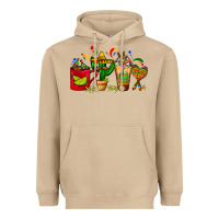 Mushroom Mexico Coffee Cups With Cactus Sombrero And Maraca Heavyweight Hoodie - FaDigitalArtStudio