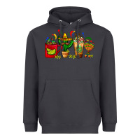 Smoke Mexico Coffee Cups With Cactus Sombrero And Maraca Heavyweight Hoodie - FaDigitalArtStudio