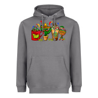 Storm Mexico Coffee Cups With Cactus Sombrero And Maraca Heavyweight Hoodie - FaDigitalArtStudio