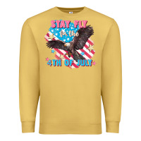 Antique Gold Stay fly for the 4th of July Premium Sweatshirt - FaDigitalArtStudio
