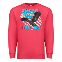 Cardinal Stay fly for the 4th of July Premium Sweatshirt - FaDigitalArtStudio