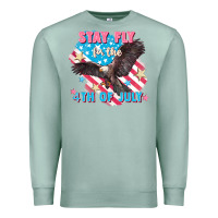 Seafoam Stay fly for the 4th of July Premium Sweatshirt - FaDigitalArtStudio