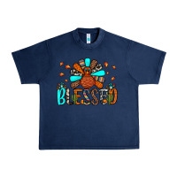 Navy blessed turkey Urban Heavy Tee - JahusDesignShop