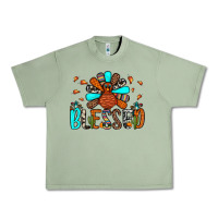 Oil Green blessed turkey Urban Heavy Tee - JahusDesignShop