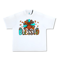 White blessed turkey Urban Heavy Tee - JahusDesignShop