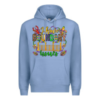Colony Blue ı have boundary issues mardi gras olivia Premium Hoodie - OliviaCreatesArt