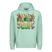 Seafoam ı have boundary issues mardi gras olivia Premium Hoodie - OliviaCreatesArt