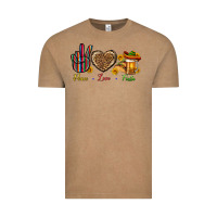 Vintage Coffee Peace Love Fiesta Vintage Tee - BundleAndBundleShop