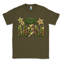 Army Green Boy Mom Classic Tee - BundleAndBundleShop