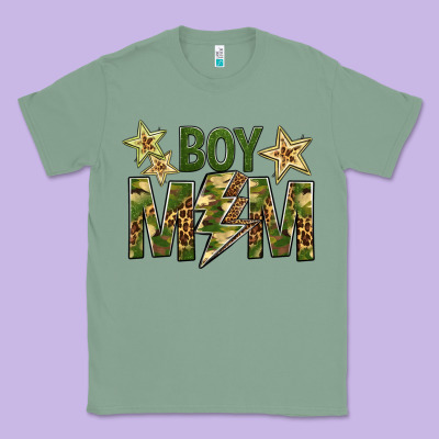 Boy Mom Classic Tee Designed By Bundleandbundleshop