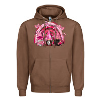 Chestnut gnomes rainbow breast cancer Zipper Hoodie - CowGirlArtShop