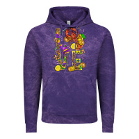 Cloud Purple Love Crawfish Mardi Gras Vintage Hoodie - BundleAndBundleShop