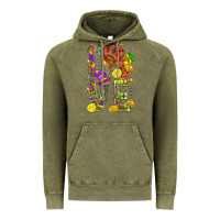 Vintage Olive Love Crawfish Mardi Gras Vintage Hoodie - BundleAndBundleShop