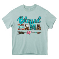 Arona blessed mama serape cowhide turquoise Heavy Core Tee - Jasminsmagicworld
