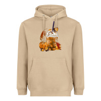 Mushroom Pumpkin Spice Coffee Heavyweight Hoodie - FaDigitalArtStudio